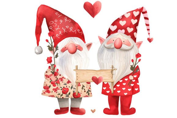 Download Gnomes Clipart Valentine's Day - Gnome Collection